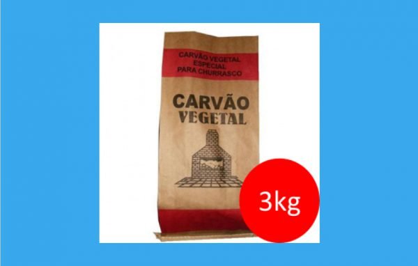 SACO PARA CARVÃO 3KG 100UND